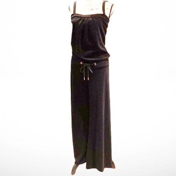 Juicy Couture Pants - Juicy Couture romper in black terrycloth with gold